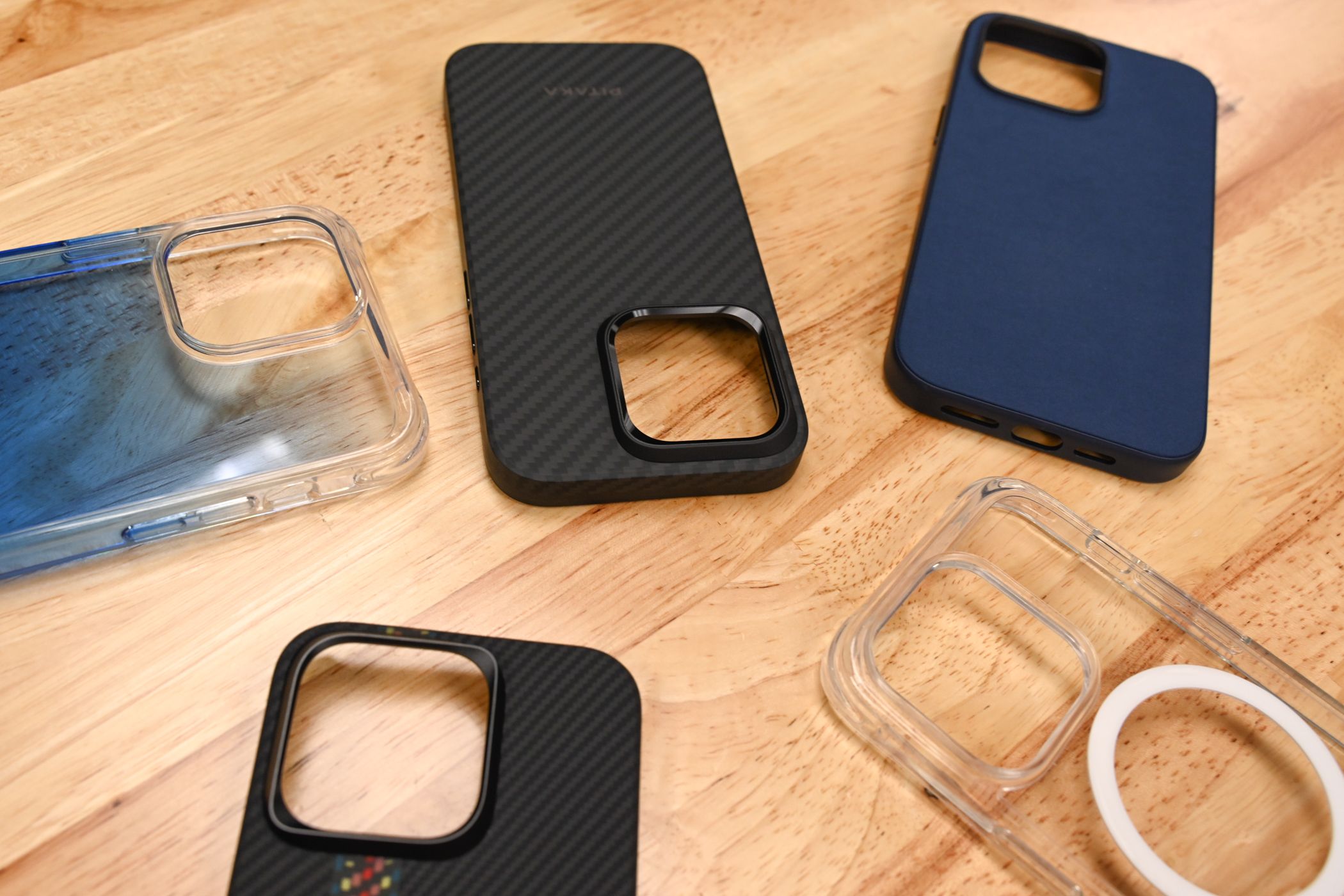 iPhone 15 cases laid out-3