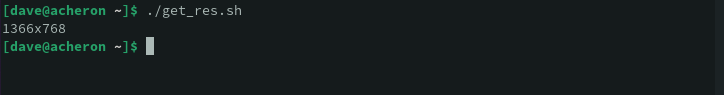 Running the get_res.sh script