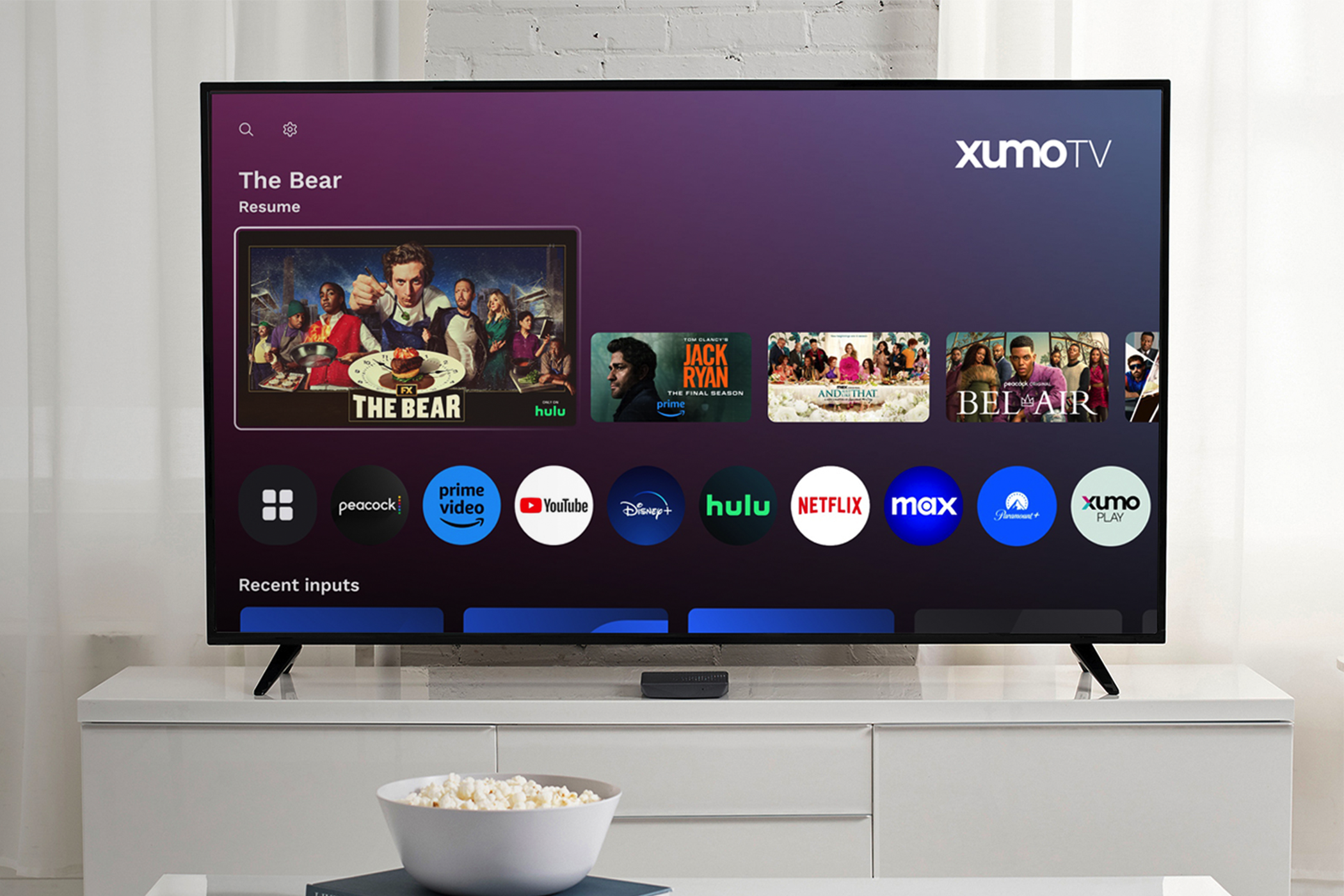 A Pioneer-branded Xumo smart TV.