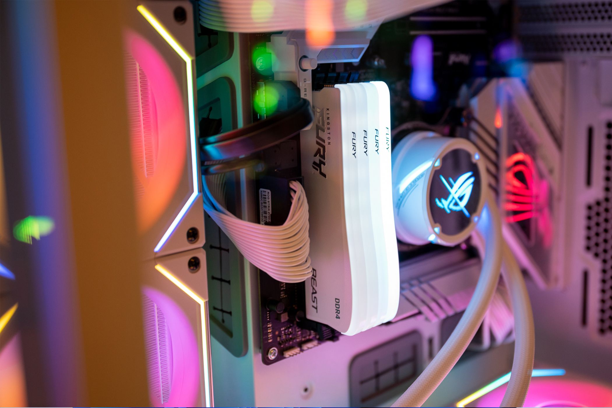 Illuminated RAM in a Colorful Case