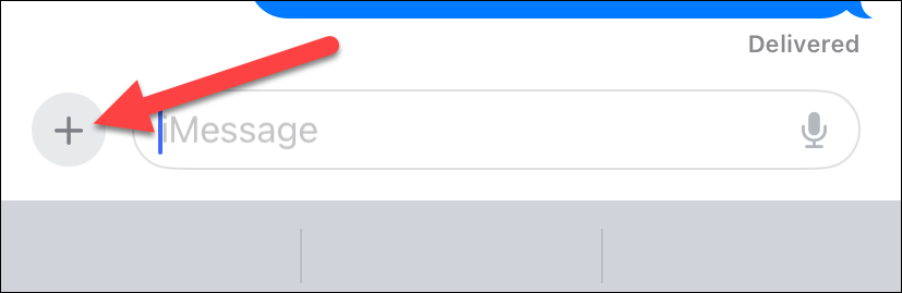 Tap and hold the plus button.