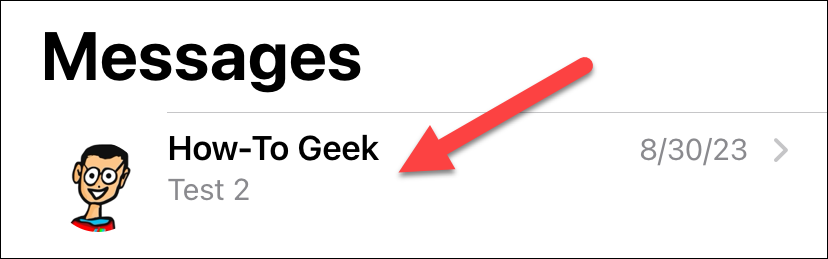 Open a conversation.