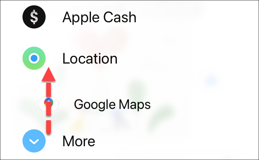 Move app out of the "More" section.