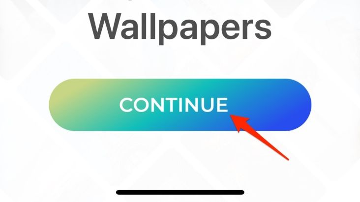 In Lock Screen app, tap Continue to proceed