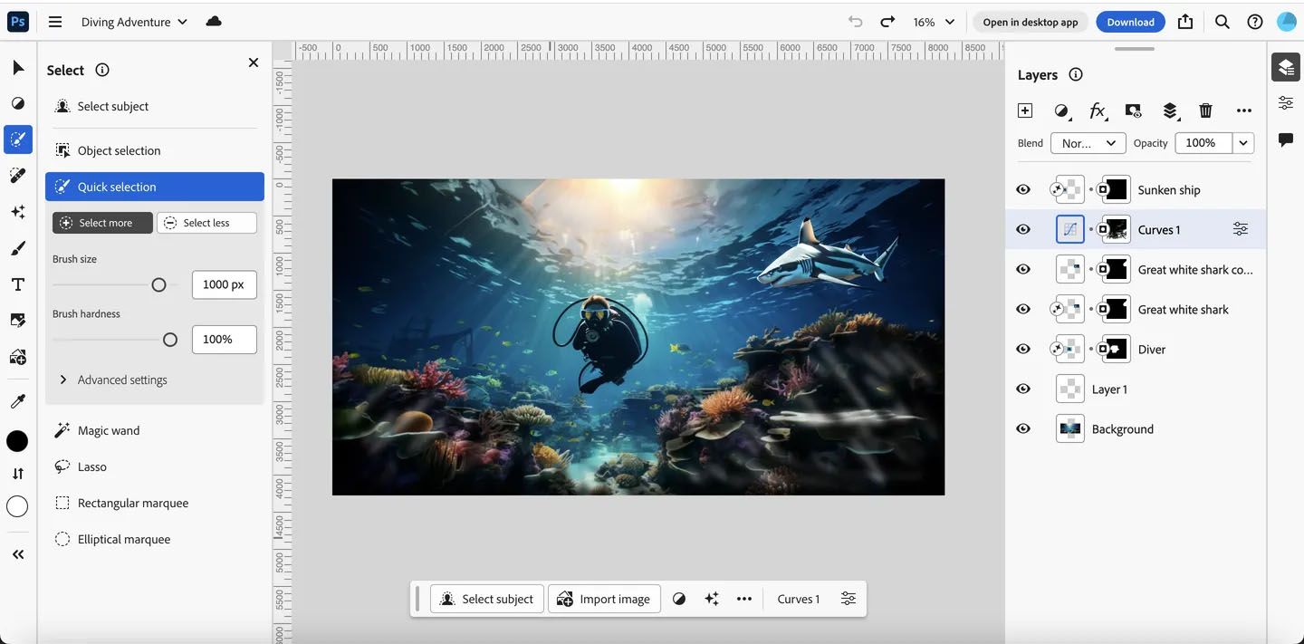 Photoshop Web Version