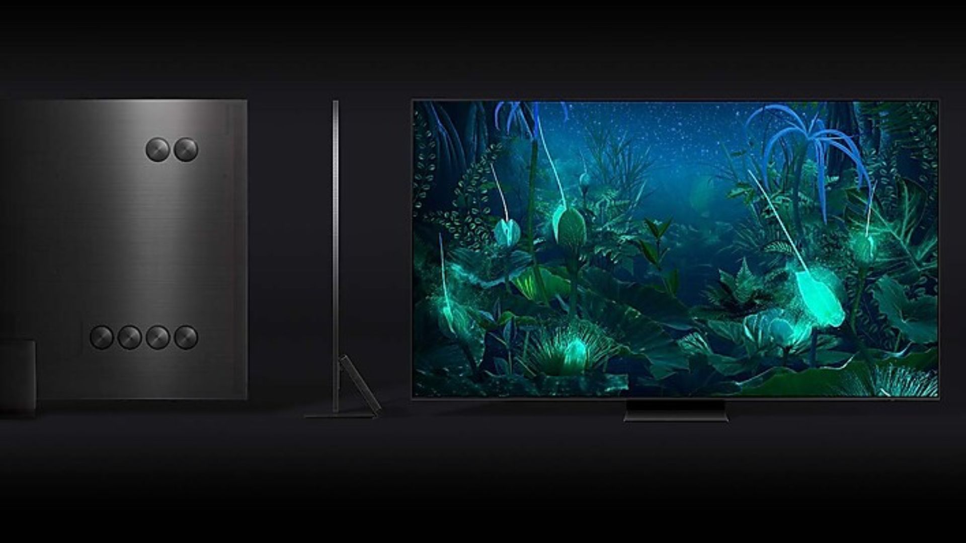 Back of Samsung's new 98-inch NEO QLED TV