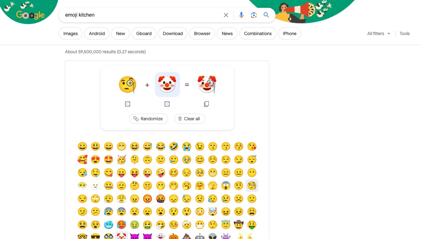 Emoji kitchen screenshot