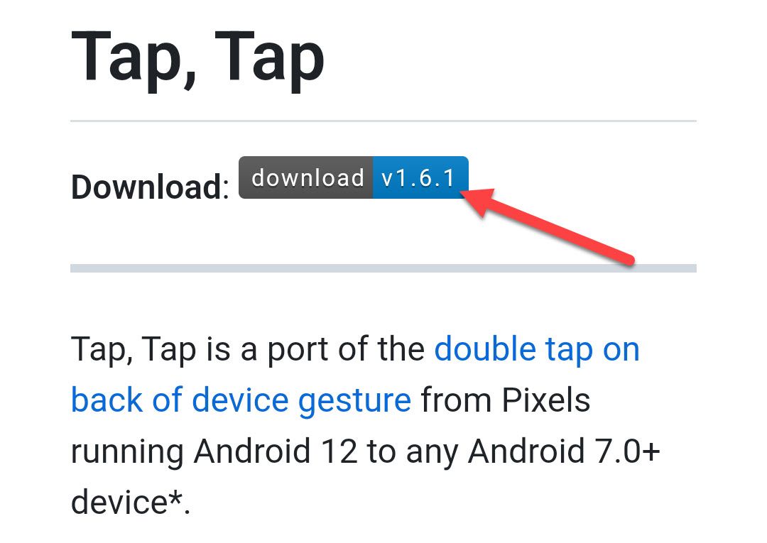 Tap, Tap app from GitHub.