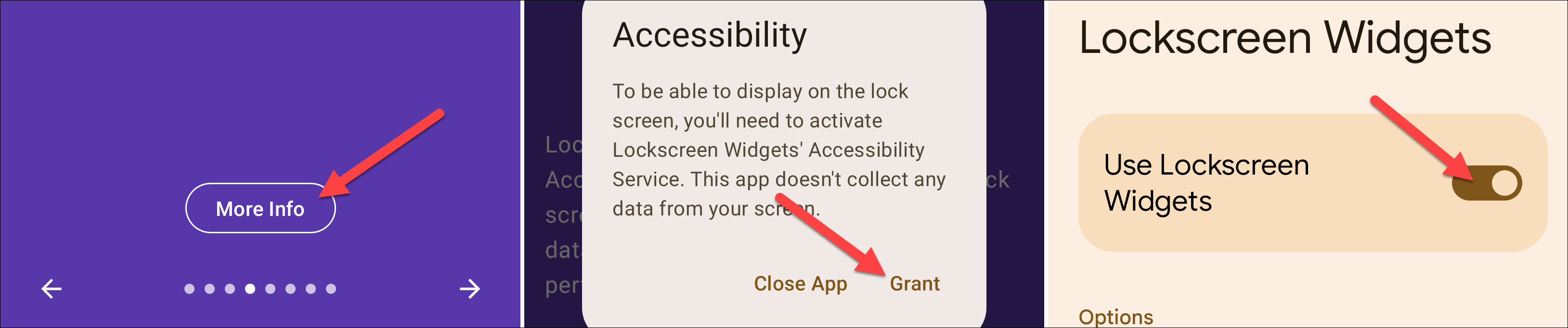 Enable the Accessibility Service.