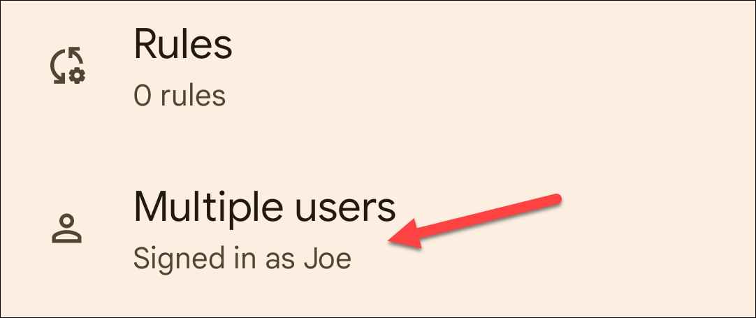 Go to "Multiple Users."