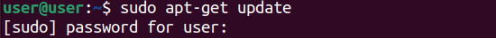 command to update the system repositories
