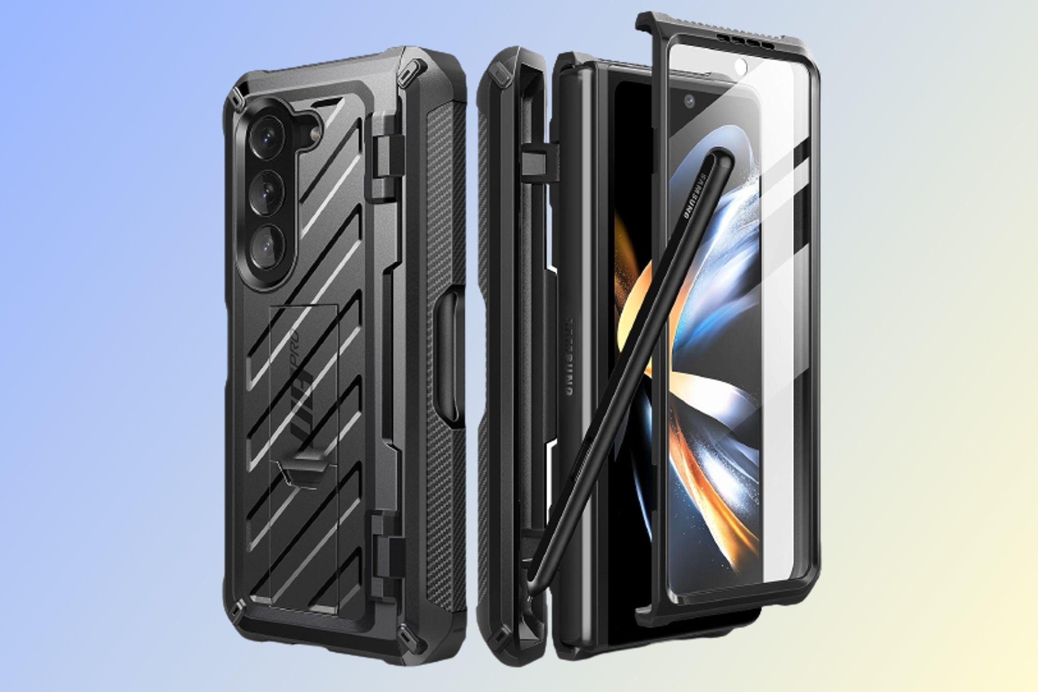 Case for Samsung Galaxy Z Fold 5 5G, with Detachable Magnetic S