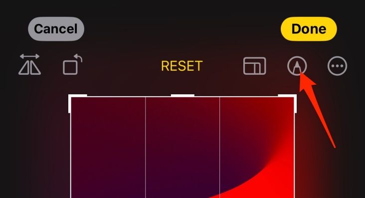 Tap the Pen icon on the top right.