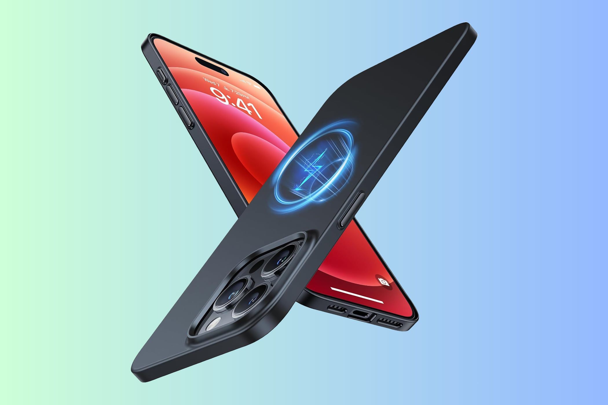 TORRAS Magnetic Slim-Fit Designed for iPhone 15 Pro Max Case