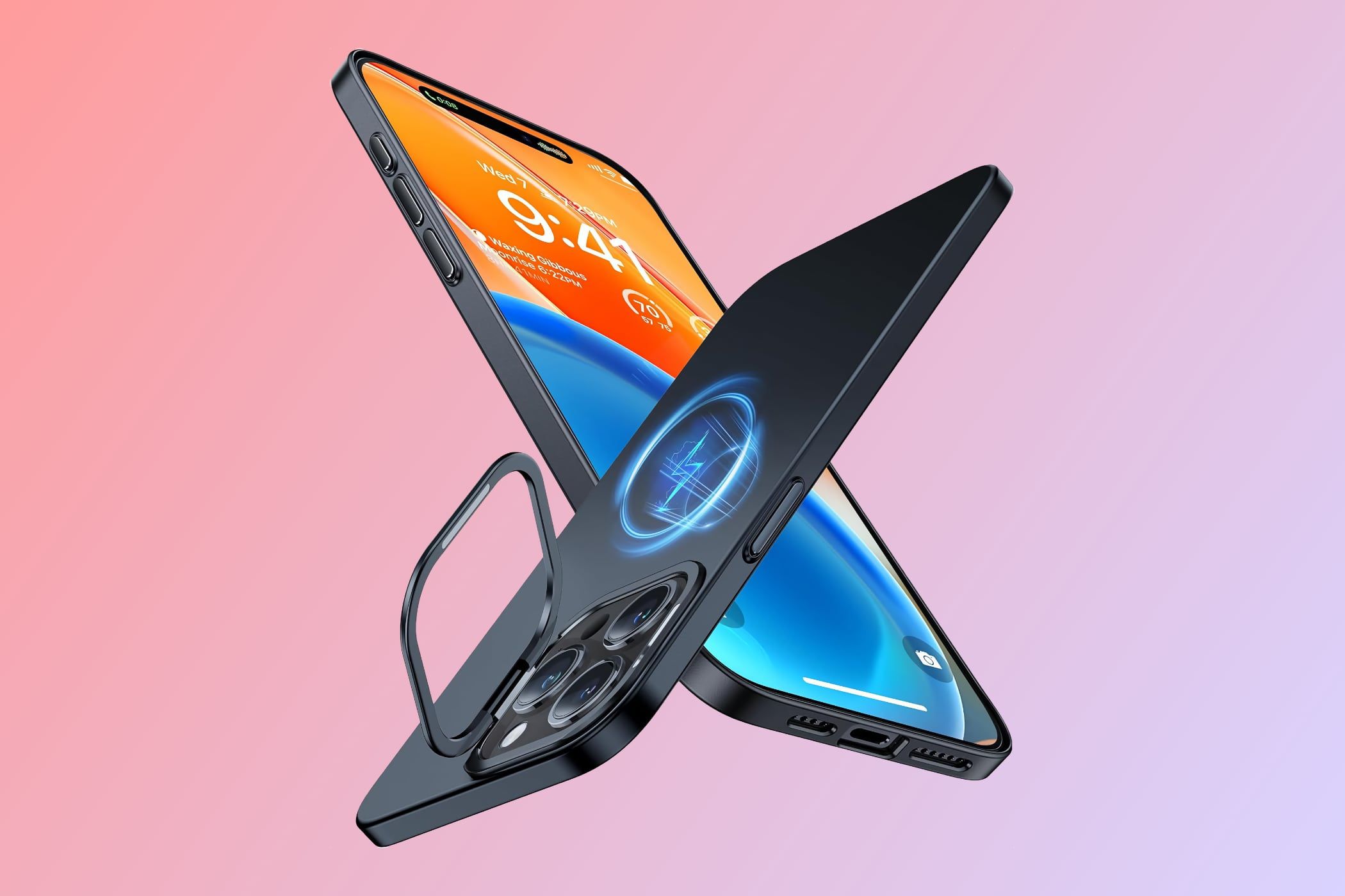 TORRAS Magnetic Slim Fit Designed for iPhone 15 Pro