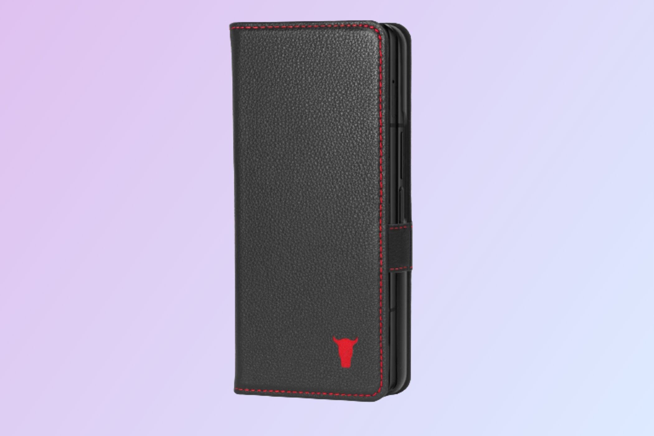 Torro Galaxy Z Fold 5 Leather Case on a gradient background