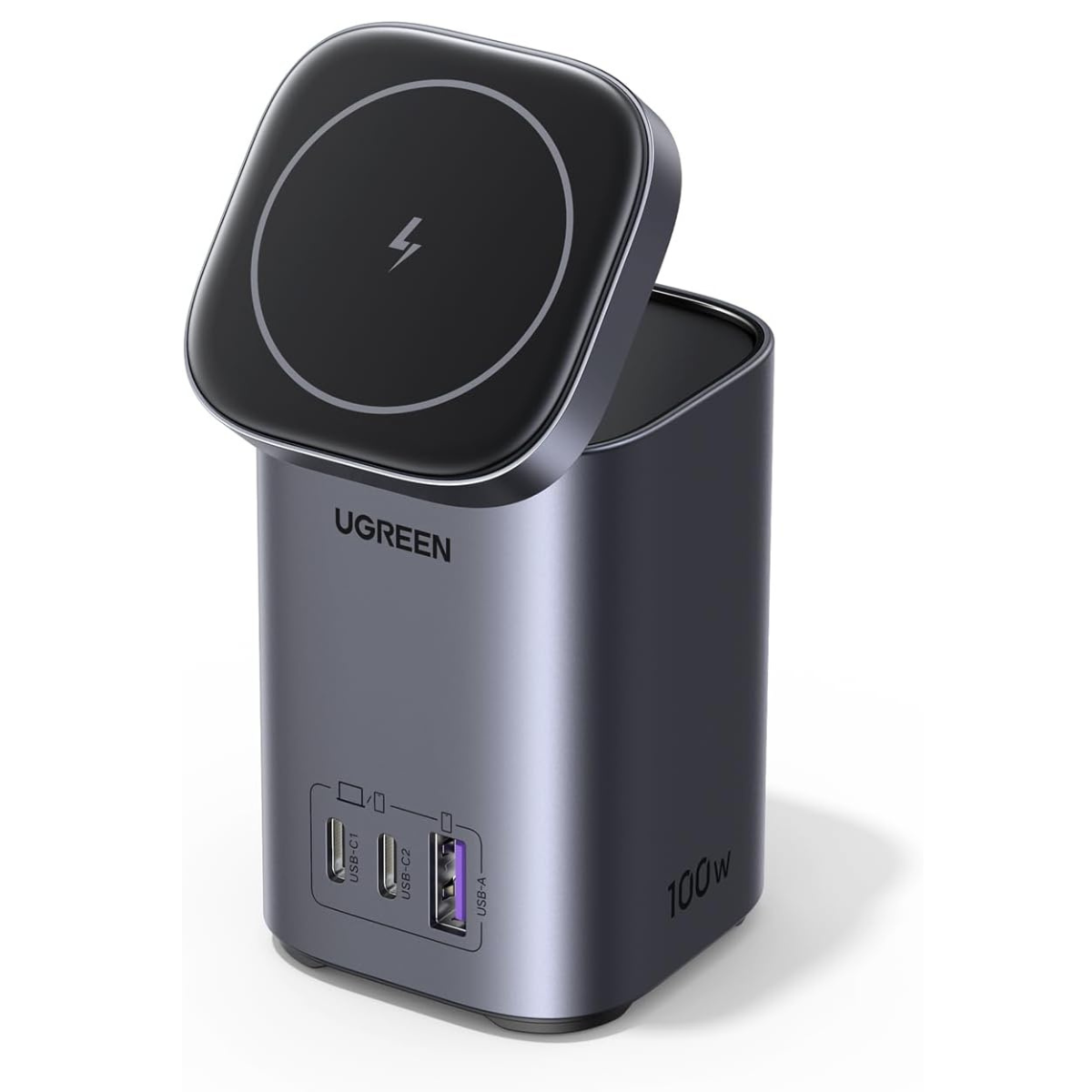 The UGreen Nexode 100W 2-in-1 GaN Charging Station.