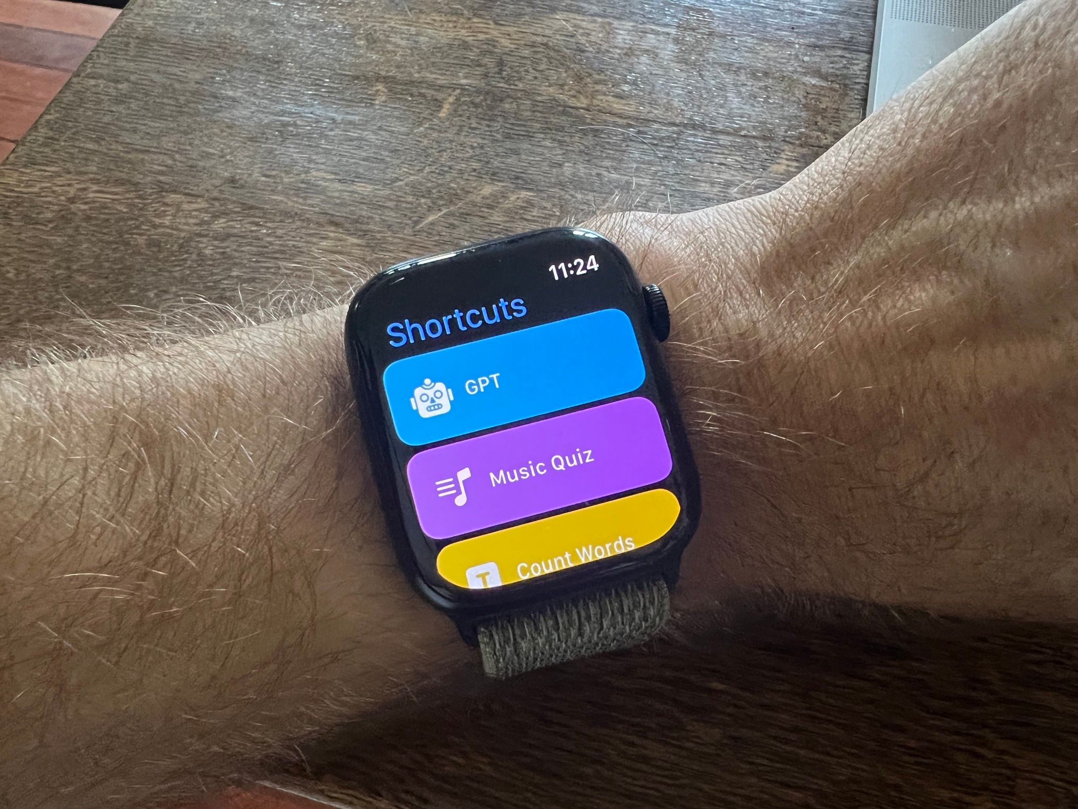 Trigger workflows from your Apple Watch Shortcuts app