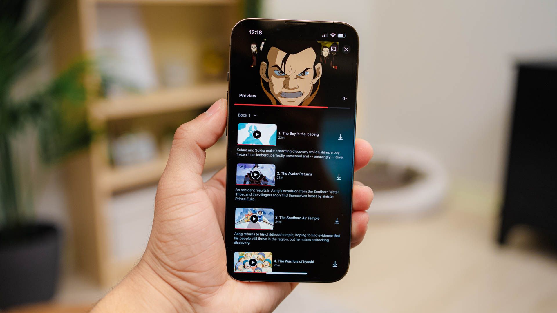 Streaming Avatar on a smartphone.