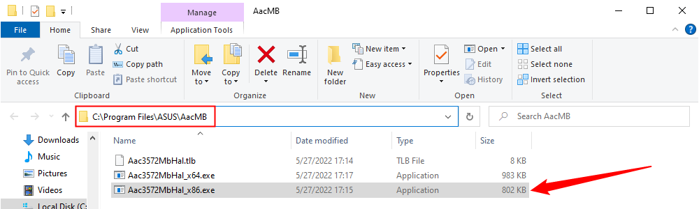 The File Path and EXE for the process we picked in File Explorer. 