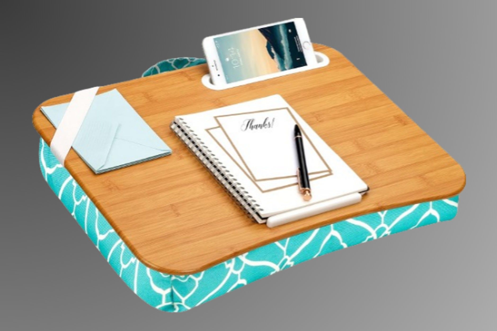 LapGear Designer Lap Desk on gradient background