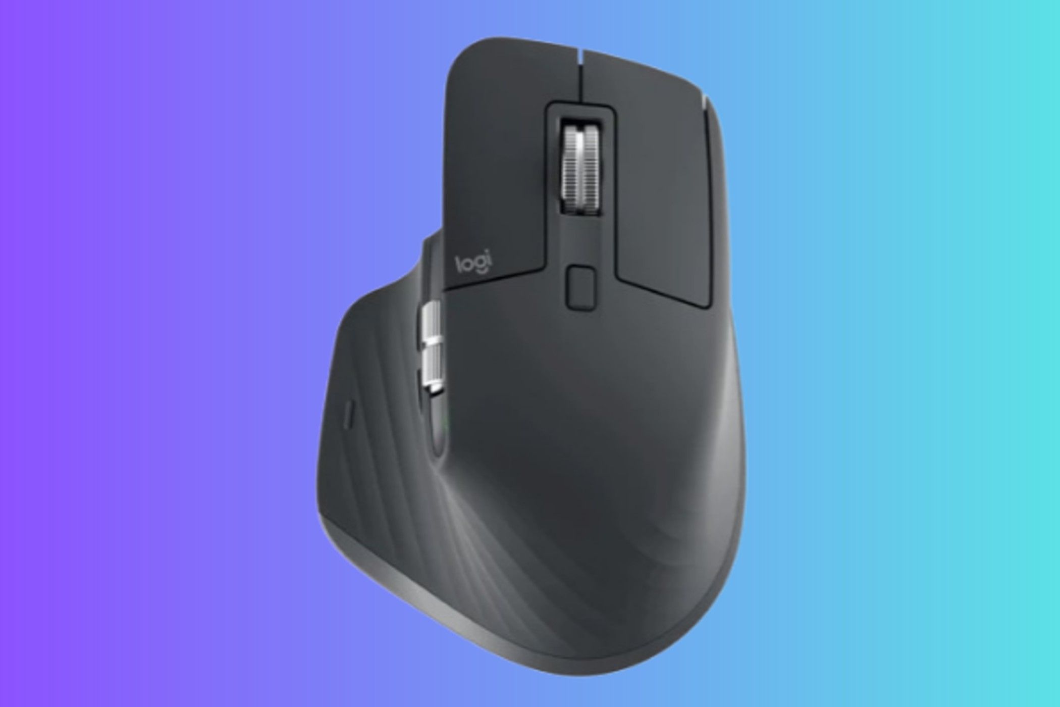 Logitech MX Master 3S Mouse ON GRADIENT BACKGROUND