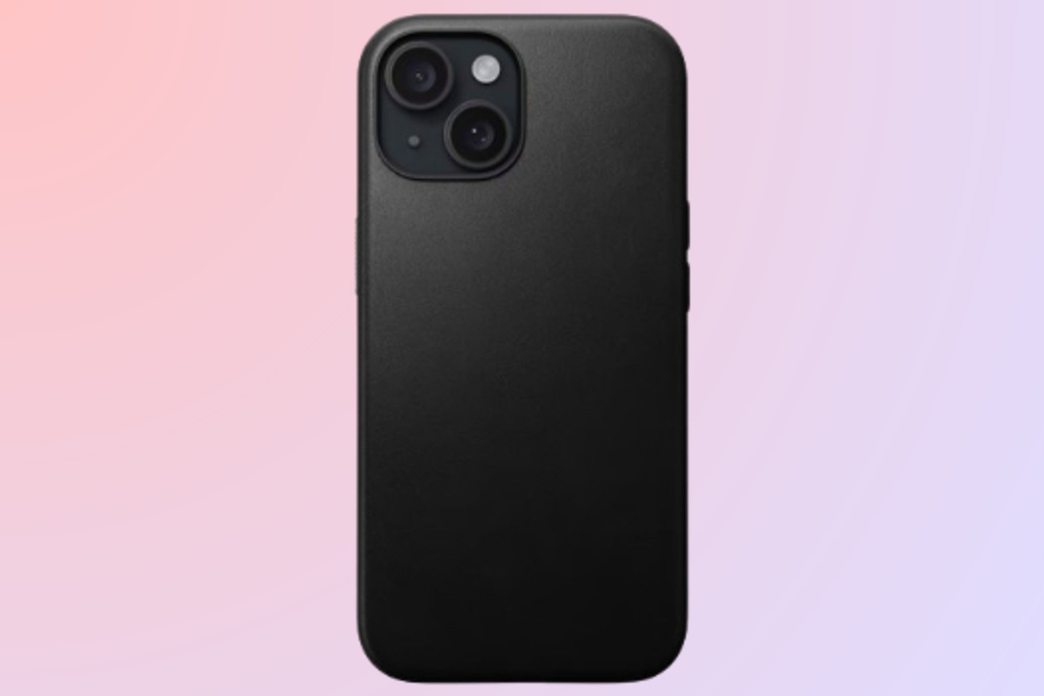 NOMAD Modern Leather Case on gradient background
