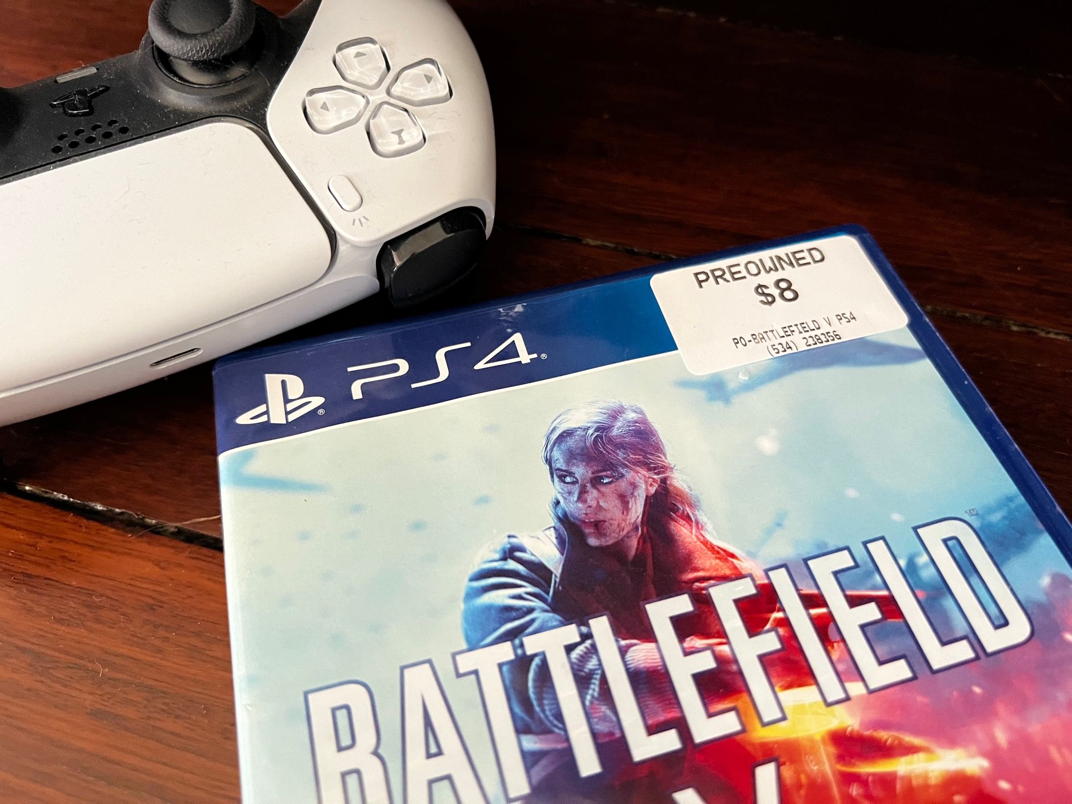 A pre-owned copy of Battlefield V for $8