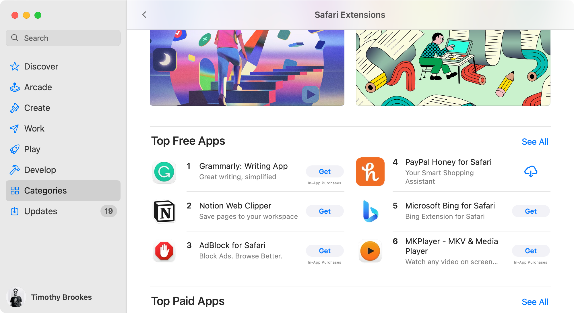 Safari Extensions on the Mac App Store