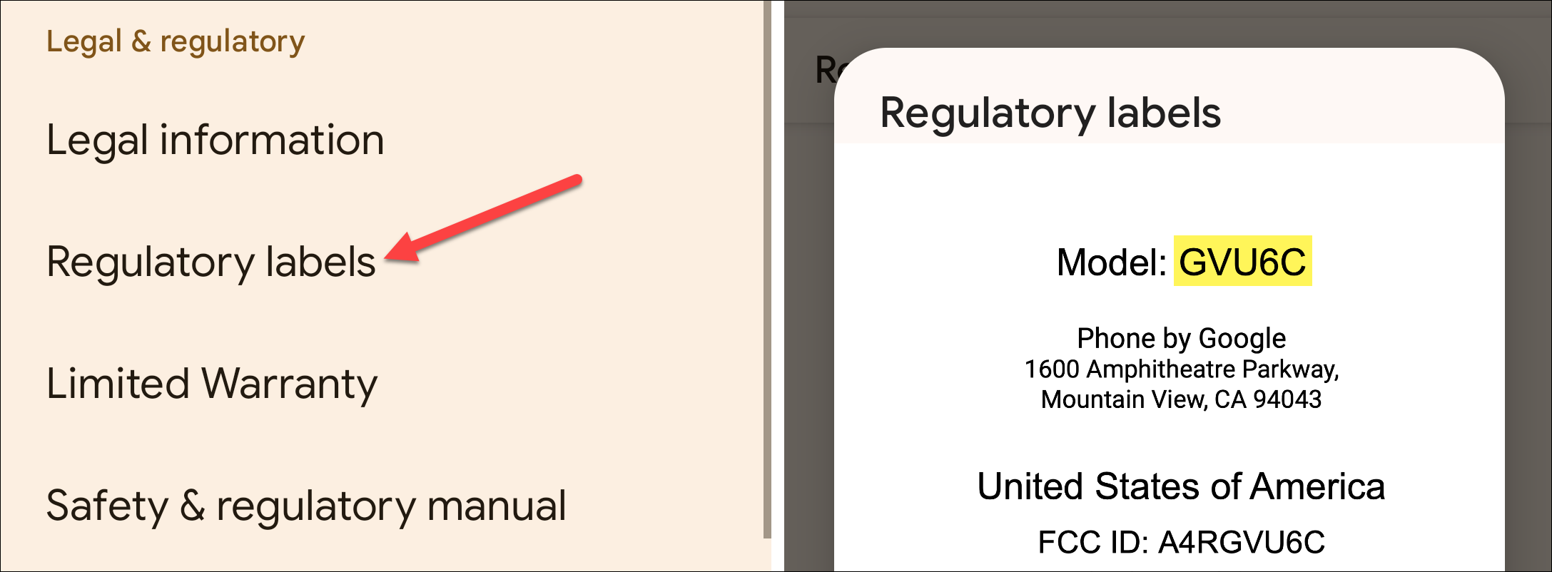 Pixel Regulatory Labels.