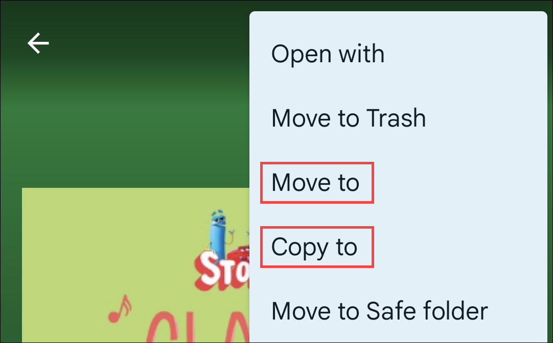 Move or Copy files in Android