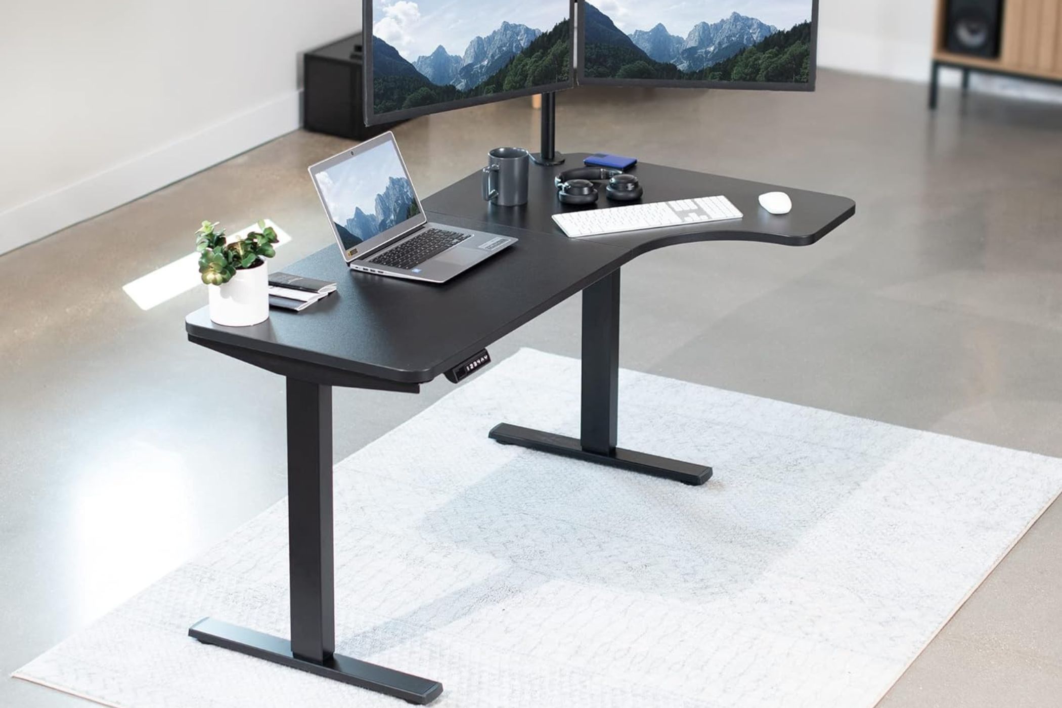 UPLIFT Desk on X: We offer custom solutions. The UPLIFT V2 L-Shaped  Special Order Solid Wood Standing Desk can be customized just for you!    / X