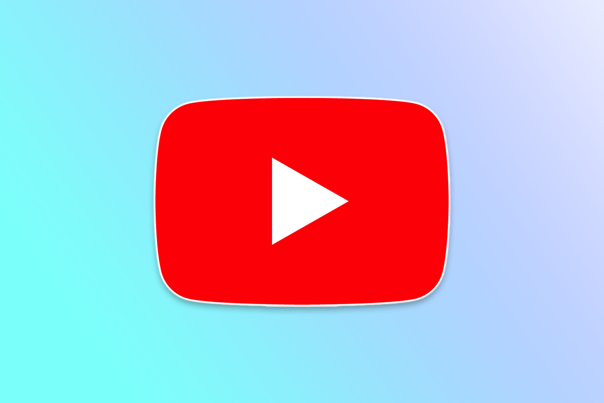 The YouTube logo over a colorful background.