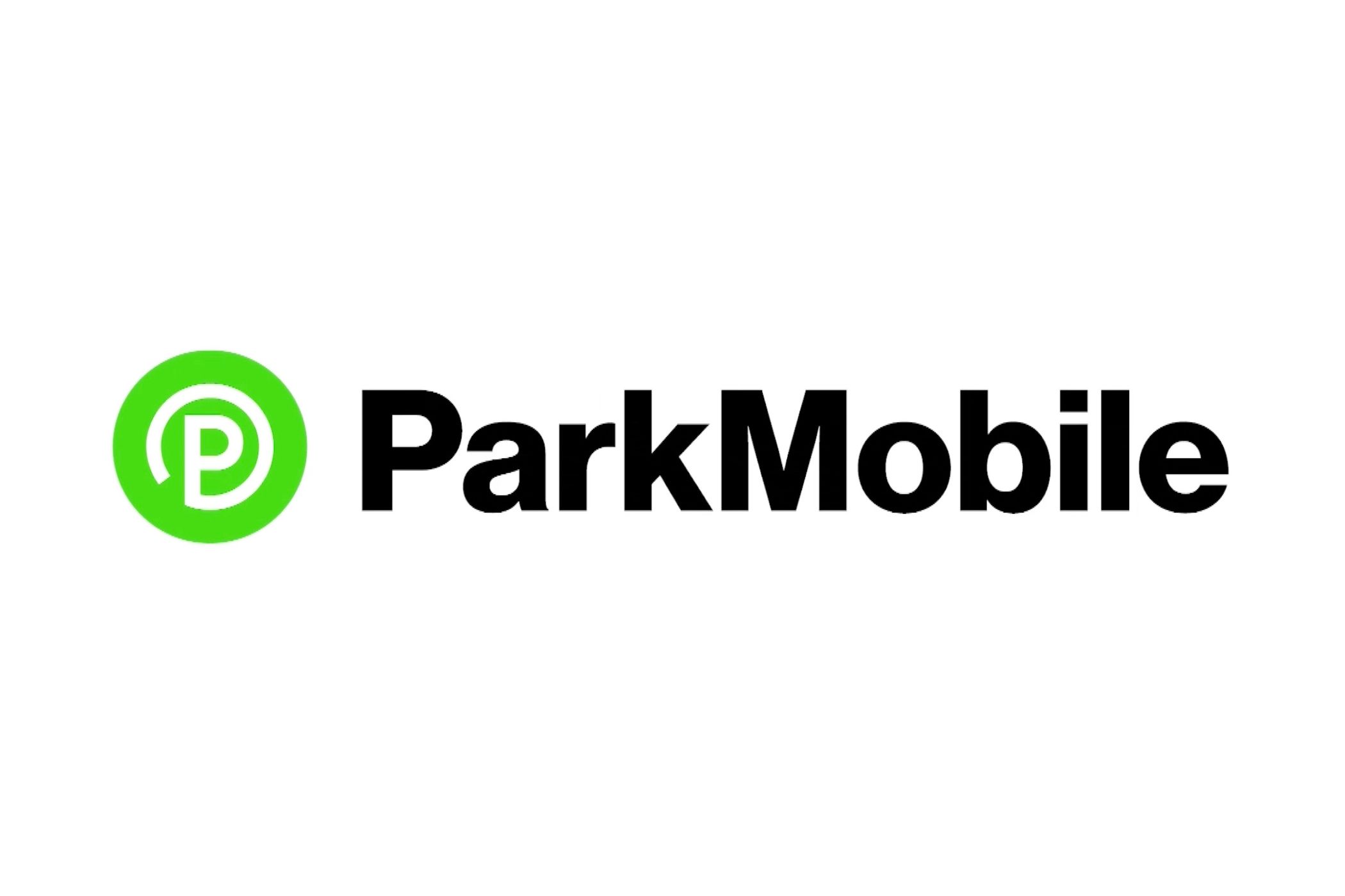 ParkMobile app and logo. 