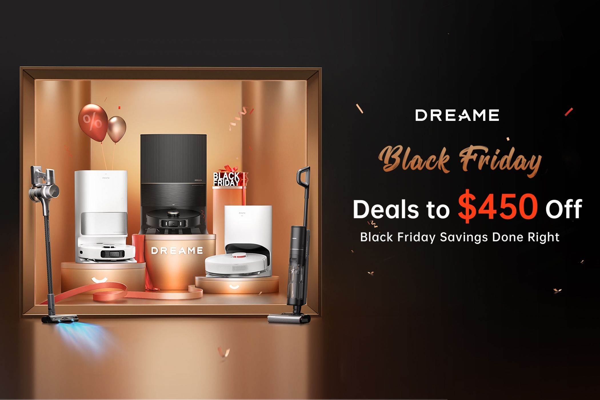 Dreame Black Friday Sale Graphic