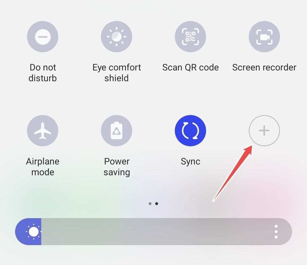 Add button in Quick Settings panel.