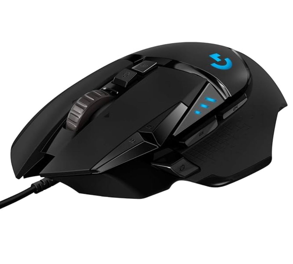 Logitech G502 HERO wired RGB mouse