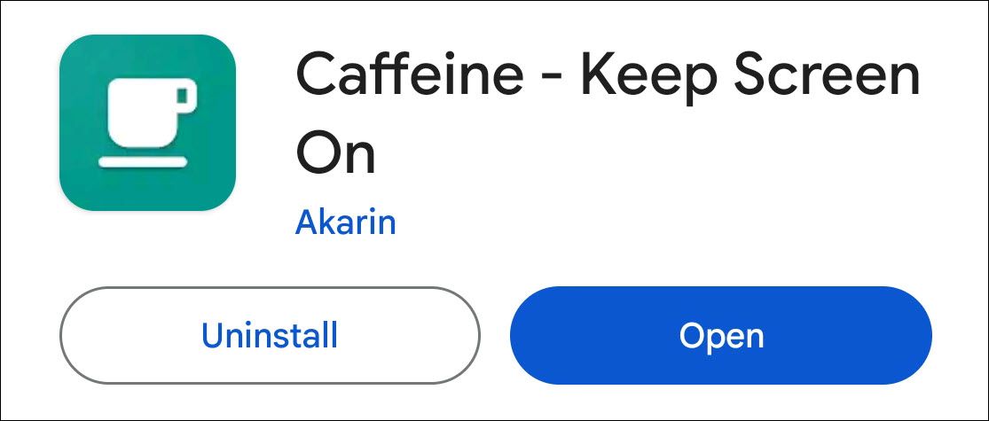 android caffeine app