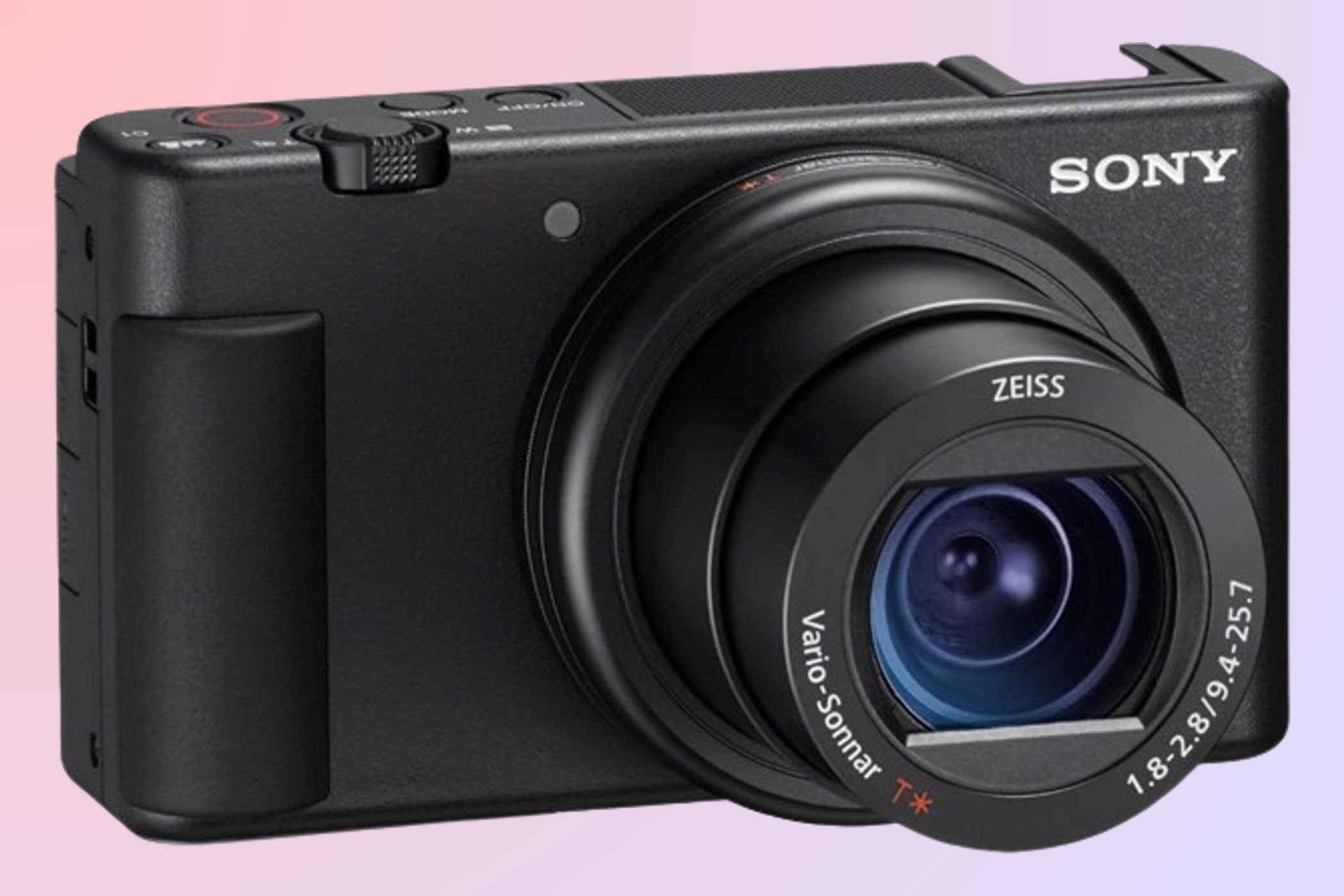 Sony ZV-1 Digital Camera on gradient background