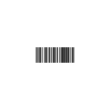 The Stocard smartwatch app displaying a barcode.