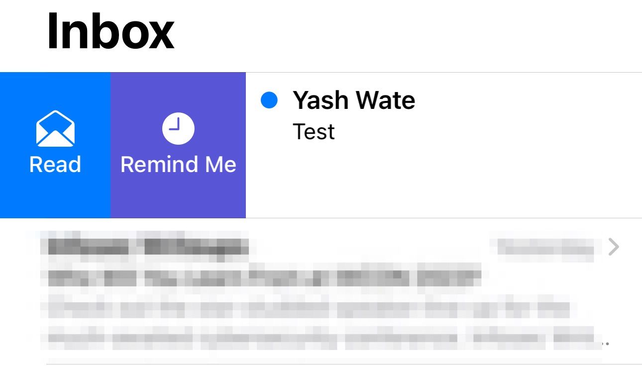 Remind Me option in Apple Mail.