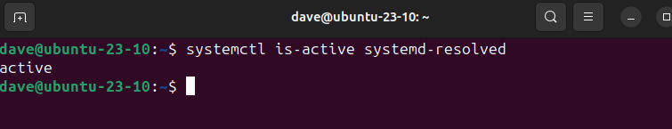 Checking whether the resolved daemon is running on Ubuntu