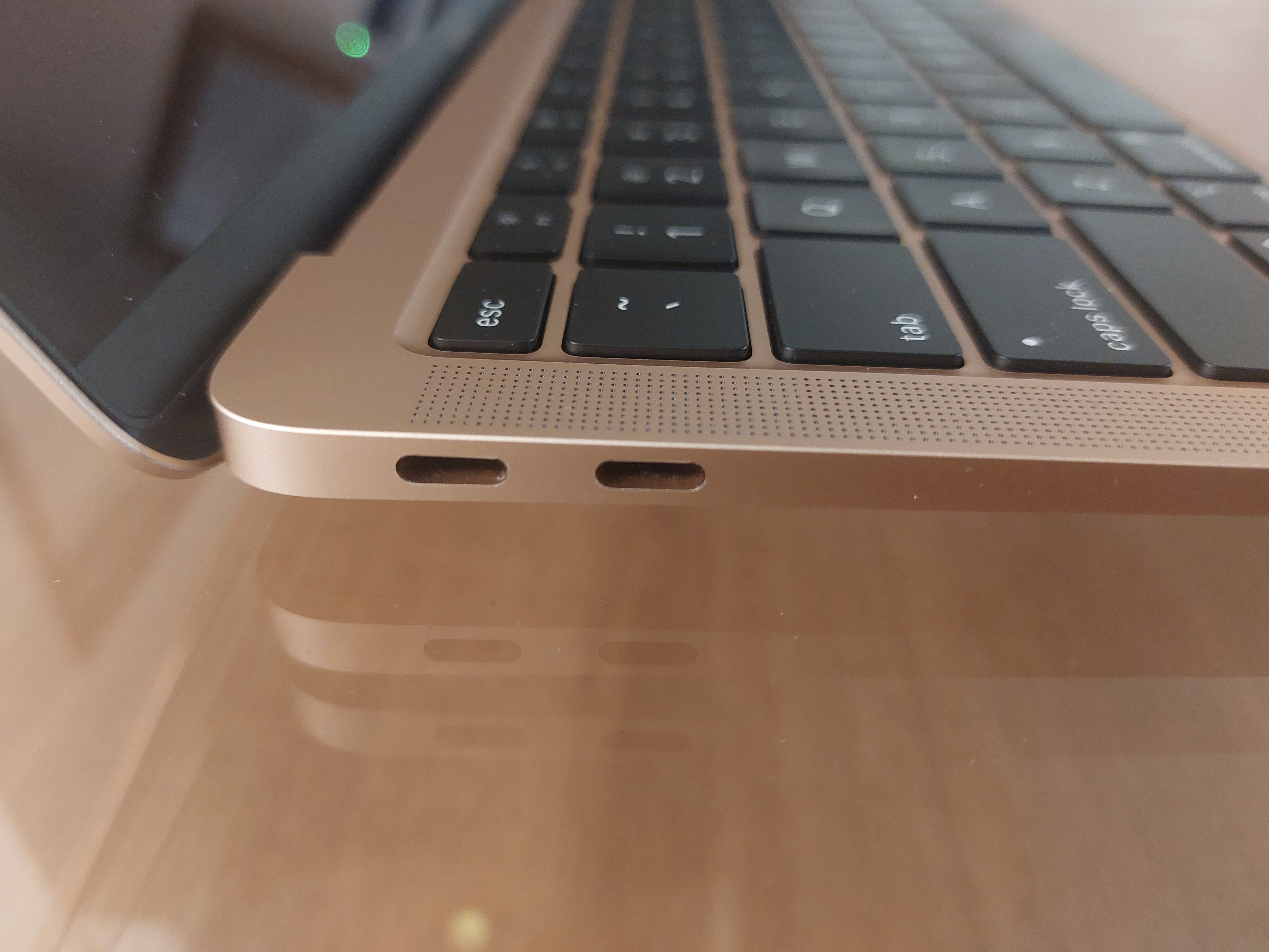 MacBook Air USB-C Ports.