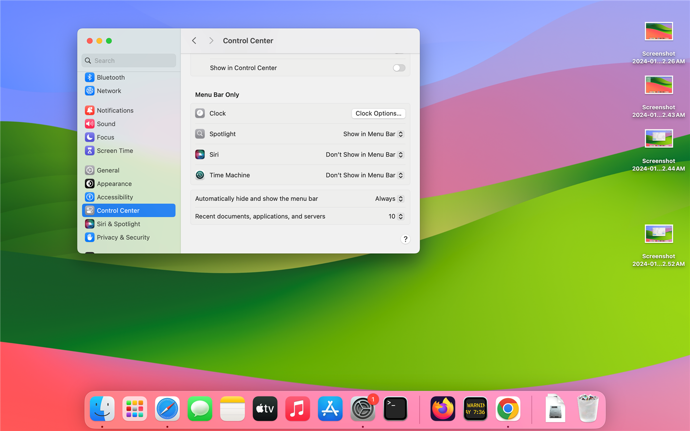 How to Automatically Hide or Show the Menu Bar on a Mac