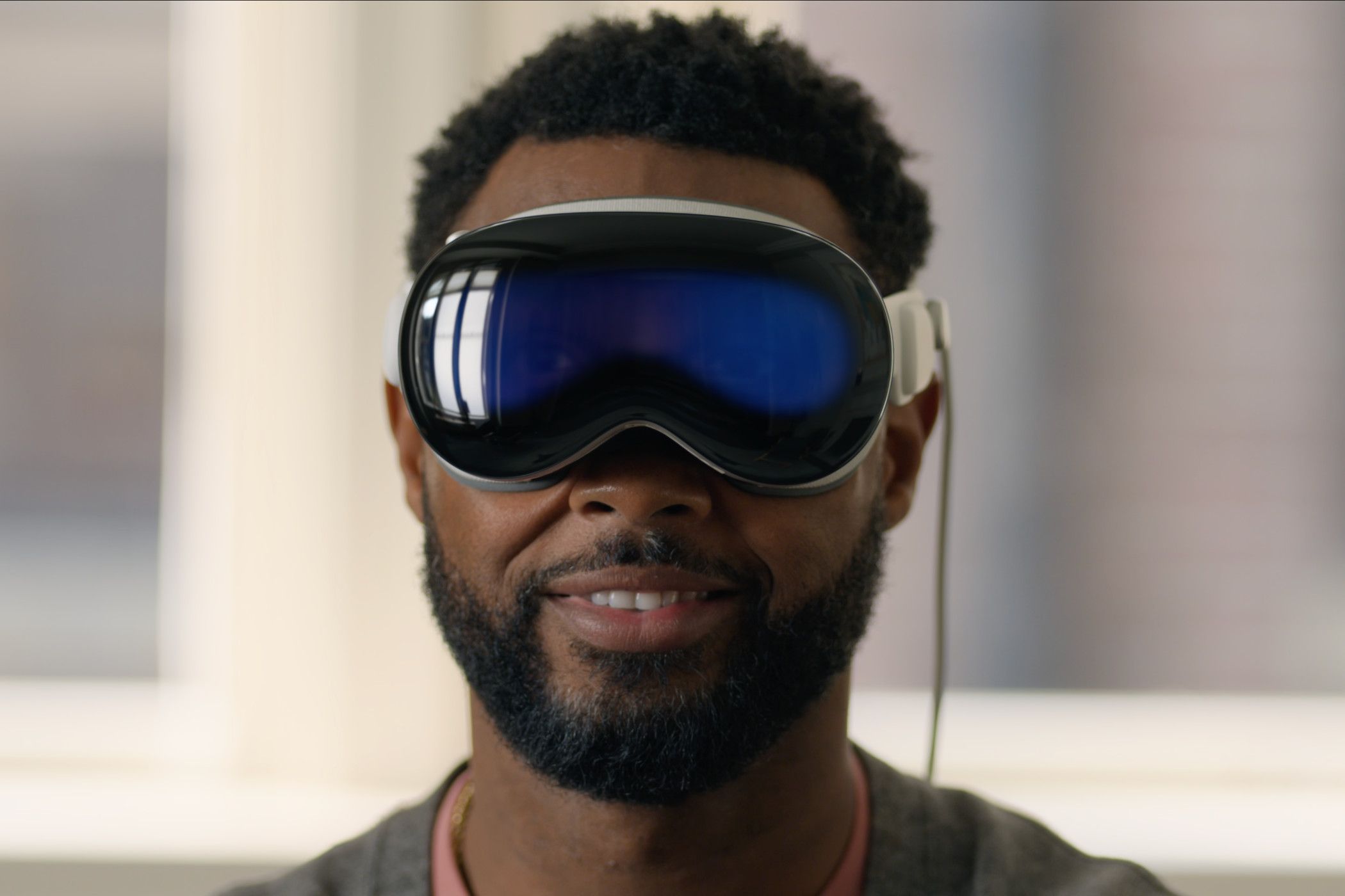 Apple Vision Pro mixed-reality headset.