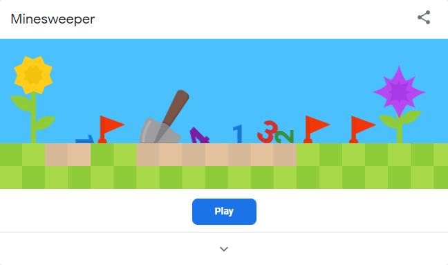 Google Minesweeper game.