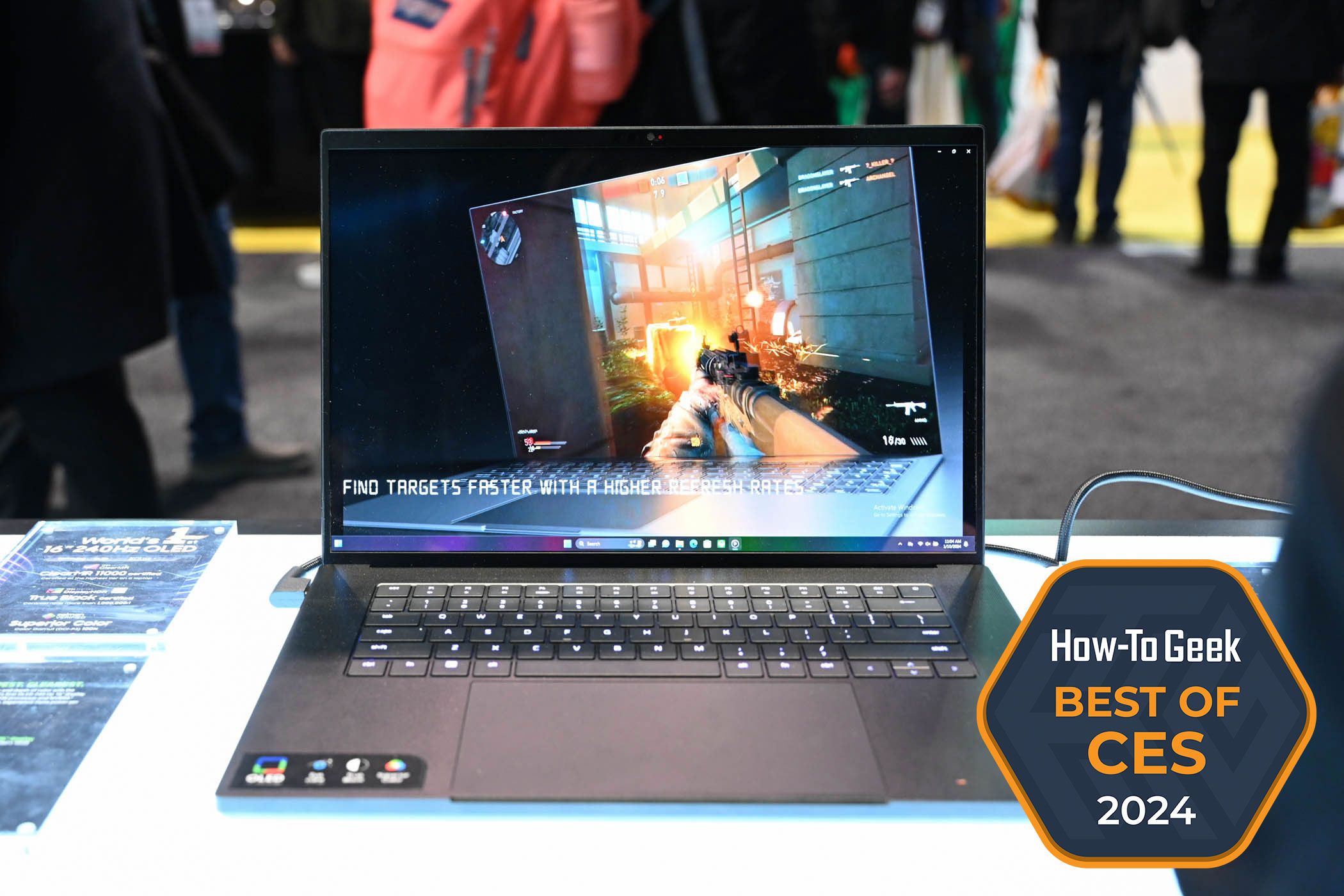 Razer Blade 16 gaming laptop at CES 2024