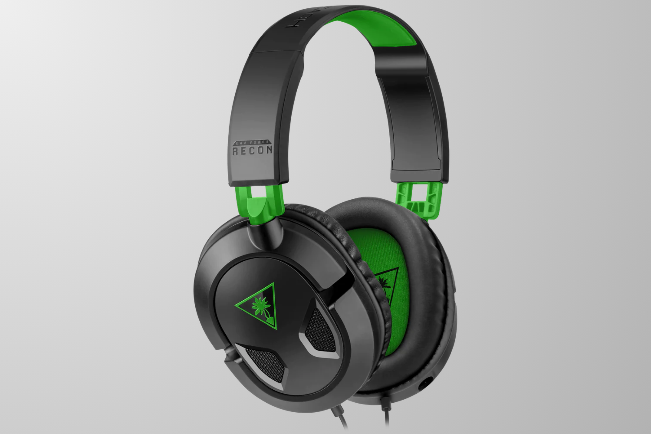 turtle beach recon 50x against a grey background