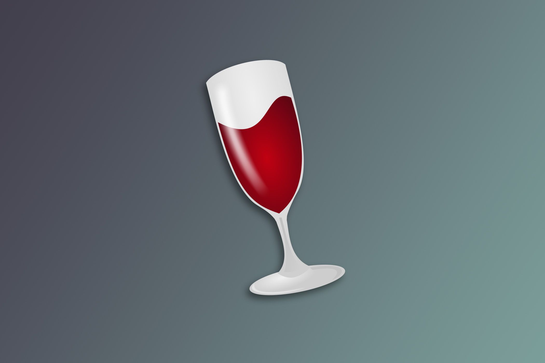 The Wine software logo.
