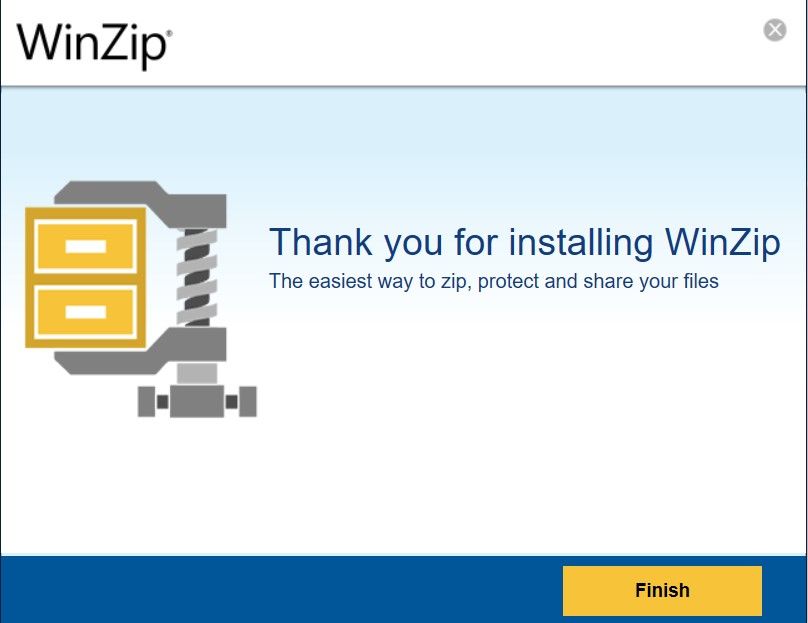 WinZip Installation window.